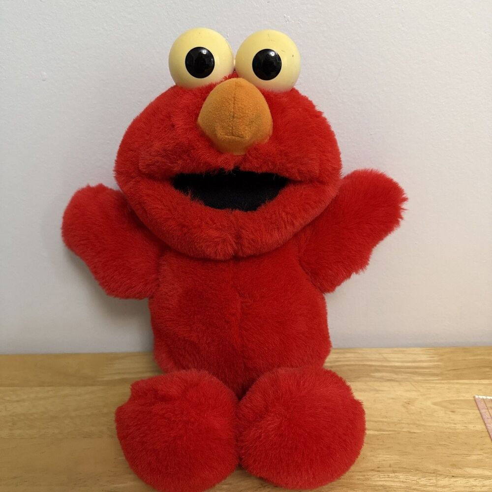 Vintage 1997 Sesame Street The Original Tyco Tickle Me Elmo TESTED WORKS READ